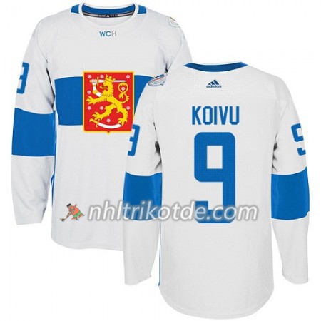 Finnland Trikot Mikko Koivu 9 2016 World Cup Weiß Premier - Herren